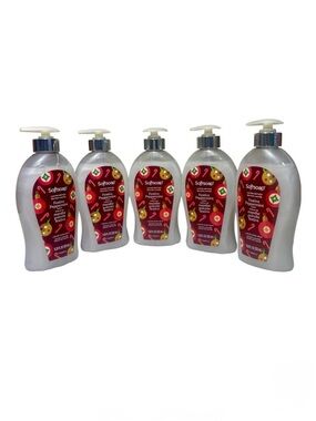 5 Softsoap Festive Peppermint Limited Edition Soft Soap Large 11.25 oz Holiday